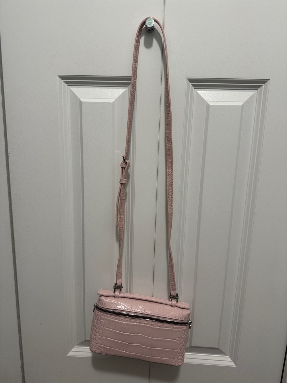 Women's Blush Pink Crossbody Bag